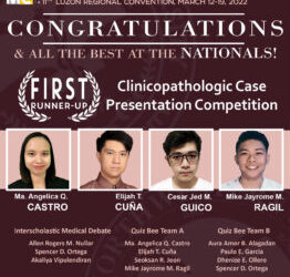 Congratulations to College of Medicine APMC Student Network Clinicopathologic Case Presentation Competition