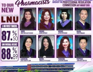 Congratulations to our New Pharmacists (Aug 2019 Board Examination)