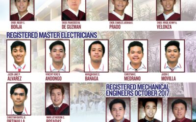 Congratulations to our Engineers (September 2017 Board Examination)