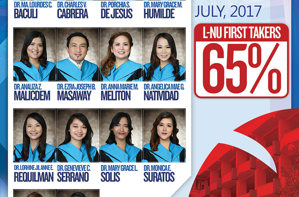 Congratulations to our New Optometrists (July 2017 Board Examination)