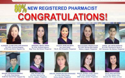 Congratulations to our New Pharmacists (August 2015 Board Examination)