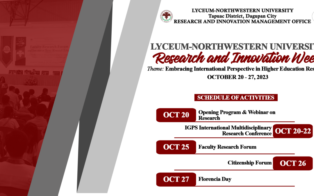 Research and Innovation Week 2023
