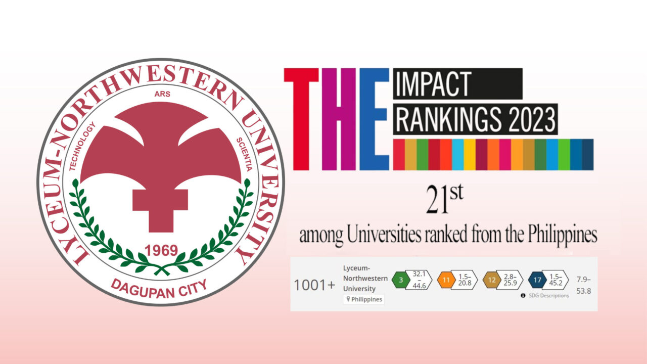 THE Impact Rankings 2023 | Lyceum Northwestern University