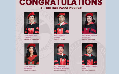 We salute the 2023 Bar Passers of LNU College Of Law! With the leadership of our new Dean Farah Marie G. Decano, we believe that indeed, you will be the “best lawyers that money cannot buy.”