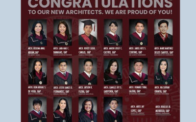 Congratulations to our graduates on passing 2024 Licensure Examination for Architects! Great job, Architects!