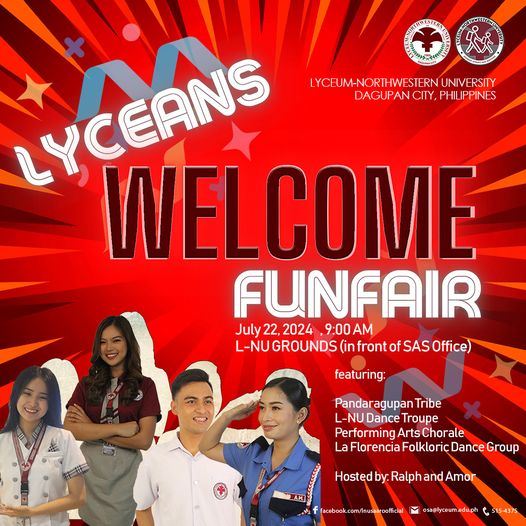 Get ready to kick off the new school year with a bang at the Lyceans Welcome Funfair!