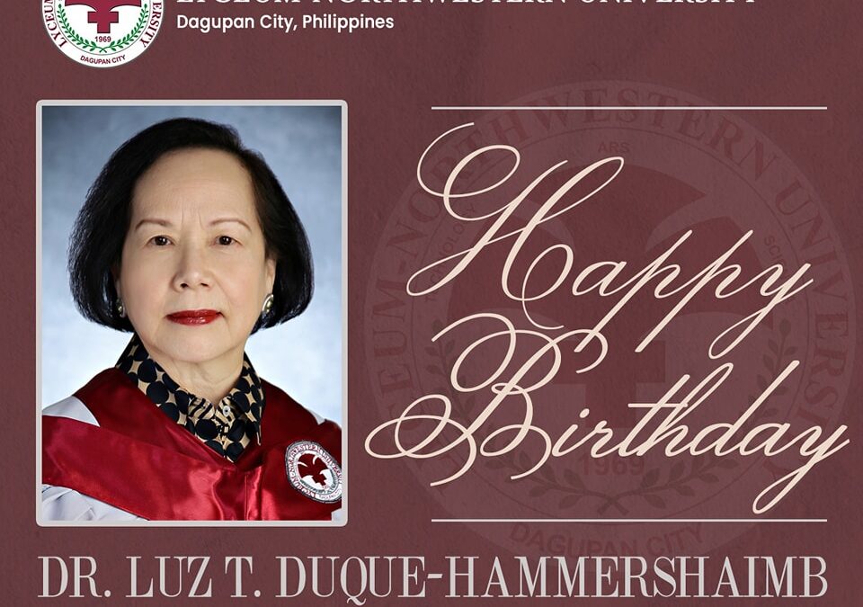 Happy Birthday, Dr. Luz T. Duque-Hammershaimb!