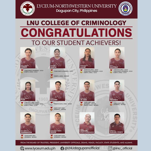 Congratulations, L-NU Warriors!