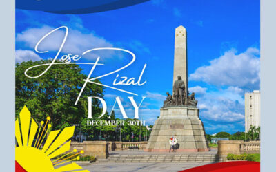 Today, we honor the life and legacy of Dr. José Rizal, a national hero whose words and deeds sparked a revolution for freedom and justice.