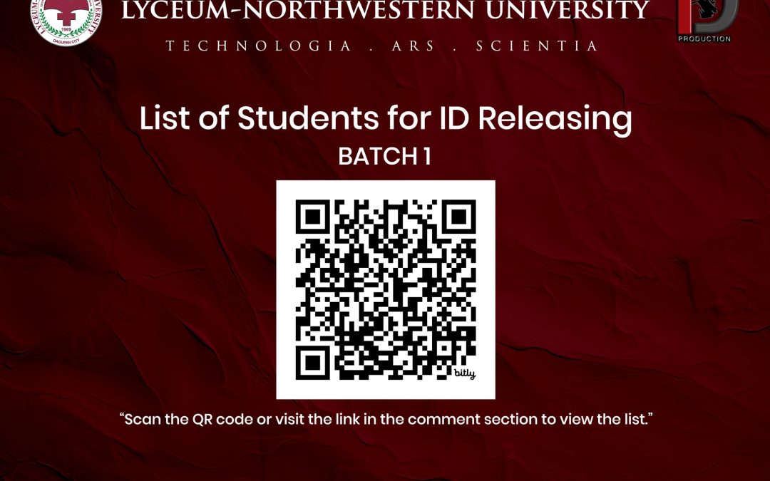 ID RELEASING ANNOUNCEMENT