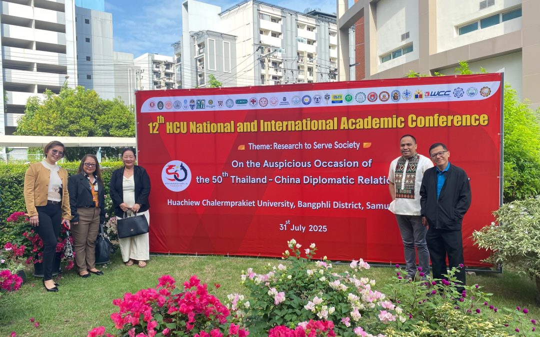 L-NU Faculty Participate in 12th HCU National and International Academic Conference in Thailand