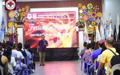 The ๐๐ฟ๐ฒ๐๐ต๐บ๐ฒ๐ป ๐ฃ๐ฎ๐ฟ๐ฒ๐ป๐๐ ๐จ๐ป๐ถ๐๐ฒ๐ฟ๐๐ถ๐๐ ๐ฃ๐ฎ๐ฟ๐๐ป๐ฒ๐ฟ๐๐ต๐ถ๐ฝ ๐๐ผ๐ฟ๐๐บ was successfully held, facilitated by Dr. Eugene M. Reyes, and attended by freshmen parents, executive committee members, deans, heads, and faculty members.