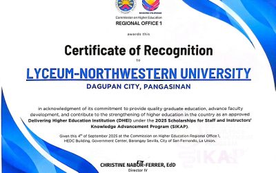 L-NU Approved as CHED SIKAP Delivering Higher Education Institution
