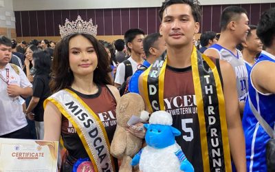 Congratulations! Ms. Carlisle Jimenez, crowned as Ms. DCAA 2025–2026, and Mr. Luis Fernandez III awarded as Mr. DCAA Third Runner-Up!