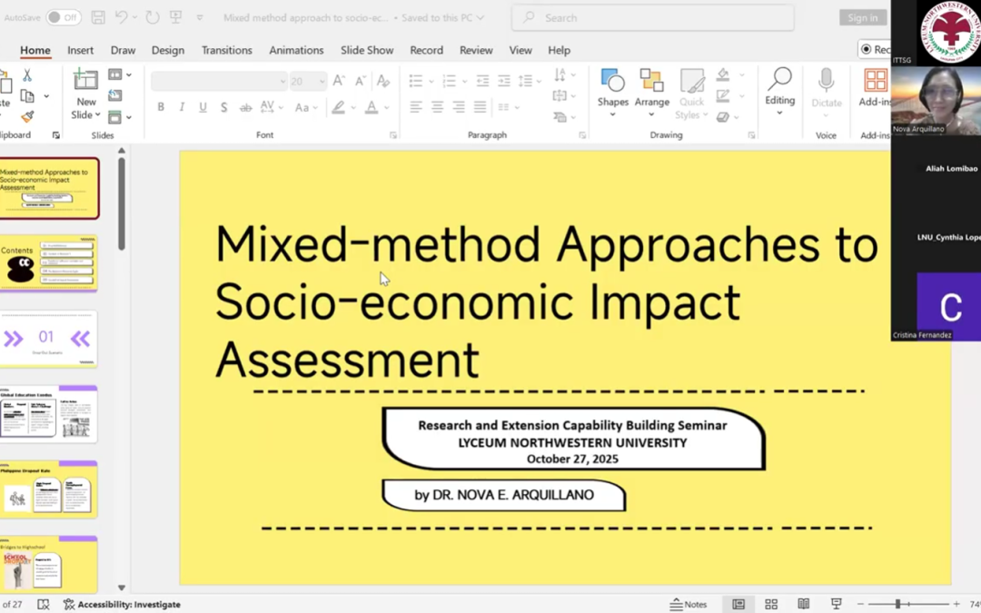 L-NU Strengthens Research Culture Through Webinar on Research and Extension