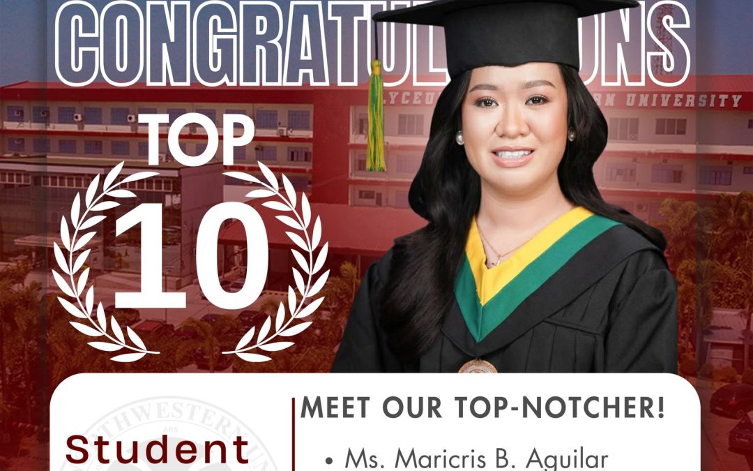 𝗟𝗬𝗖𝗘𝗔𝗡 𝗦𝗧𝗨𝗗𝗘𝗡𝗧 𝗦𝗨𝗖𝗖𝗘𝗦𝗦 𝗦𝗧𝗢𝗥𝗬 | 𝗠𝘀. 𝗠𝗮𝗿𝗶𝗰𝗿𝗶𝘀 𝗕. 𝗔𝗴𝘂𝗶𝗹𝗮𝗿