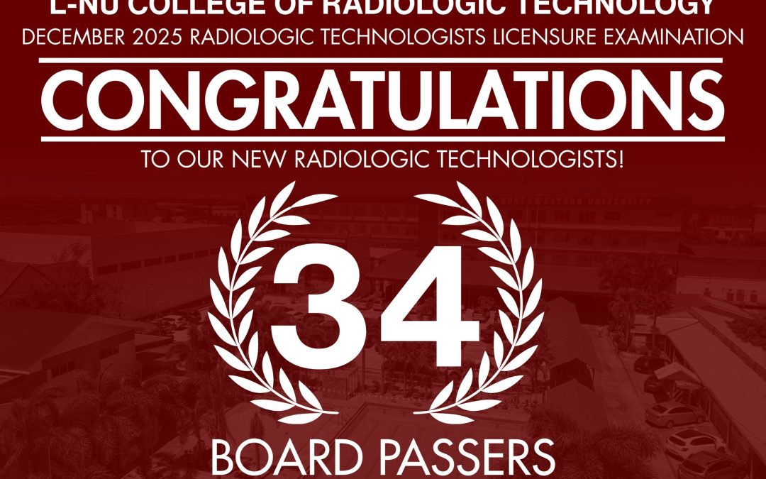 Congratulations to our newly licensed Radiologic Technologists!