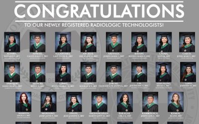 CONGRATULATIONS TO OUR NEWLY REGISTERED RADIOLOGIC TECHNOLOGISTS!