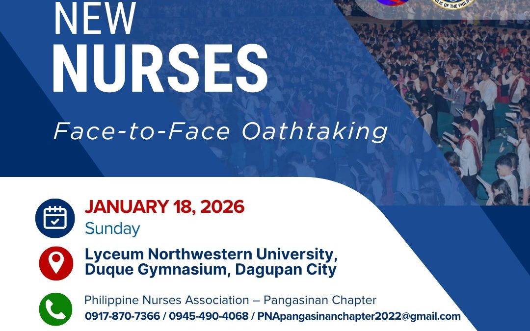 Face-to-Face Oathtaking of the New Nurses