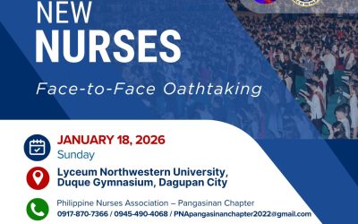 Face-to-Face Oathtaking of the New Nurses