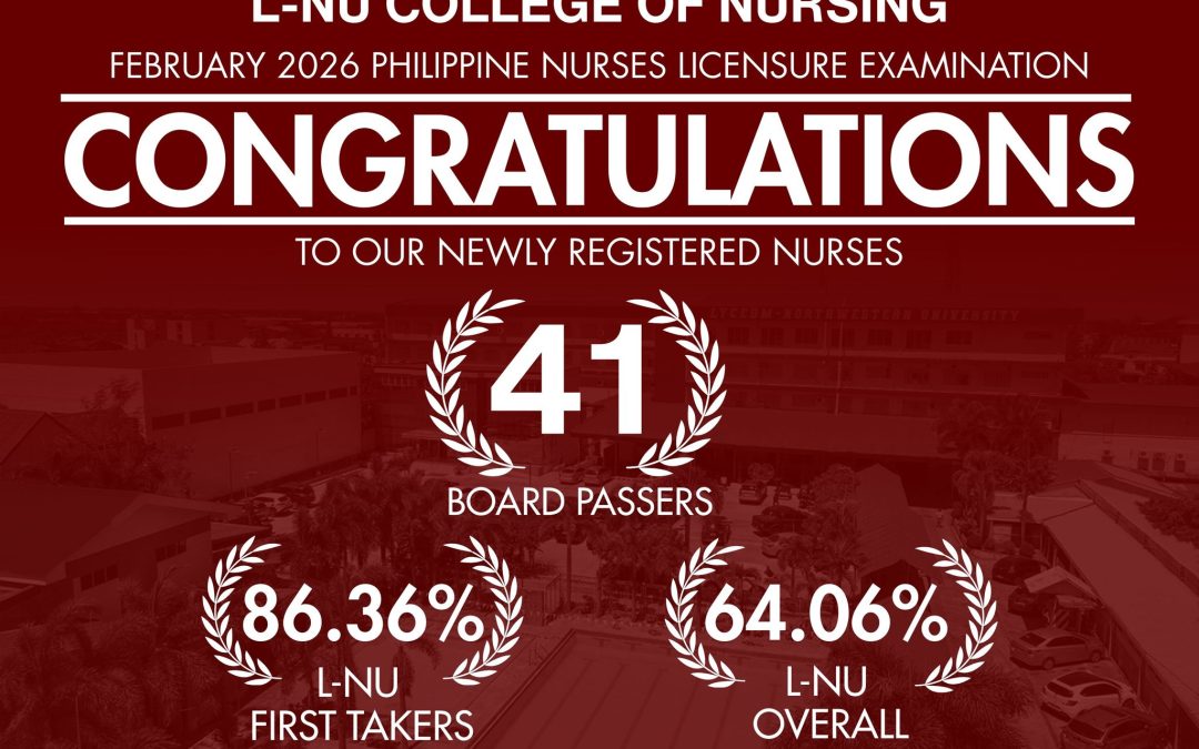 CONGRATULATIONS TO OUR NEWLY REGISTERED NURSES!
