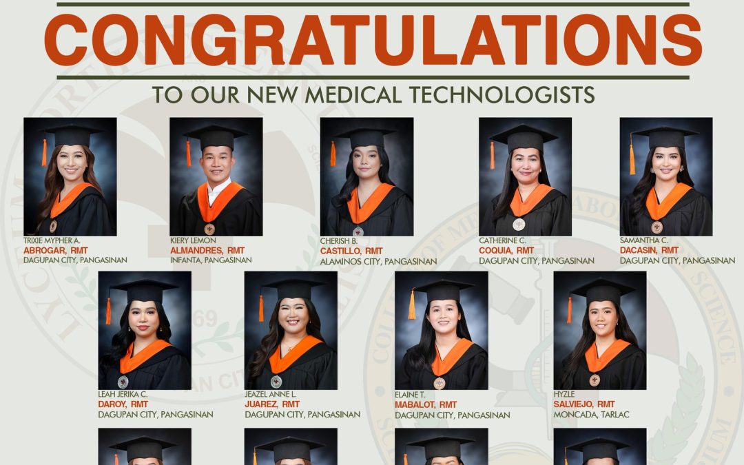 CONGRATULATIONS TO OUR NEW MEDICAL TECHNOLOGISTS! March 2026