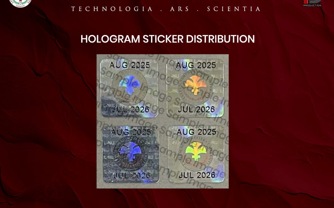 ATTENTION, LYCEANS: All students who have a Student ID (A.Y. 2024–2025) and are officially enrolled for A.Y. 2025–2026 may now claim their Hologram ID Validity Sticker