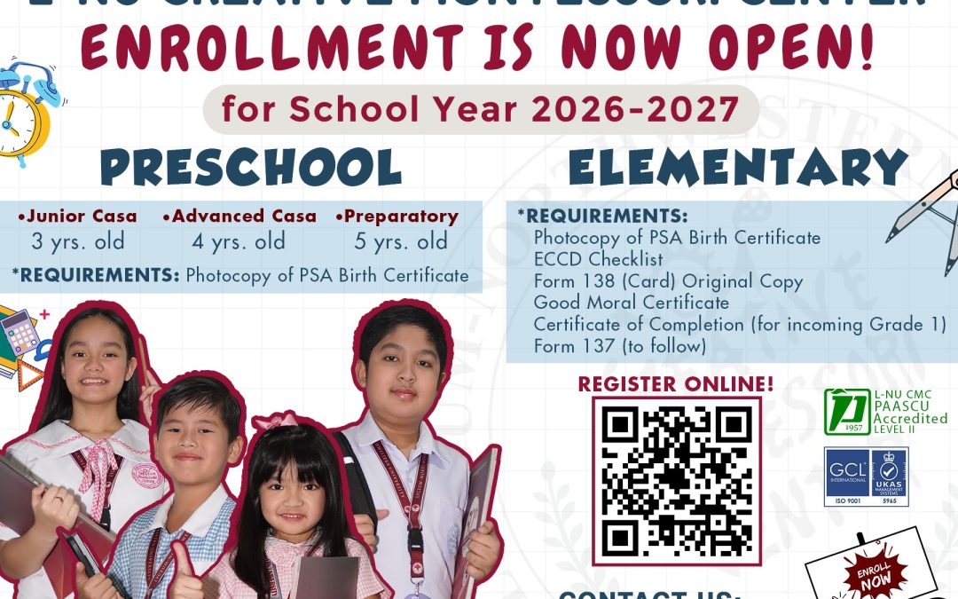 𝐋-𝐍𝐔 𝐂𝐌𝐂 𝐄𝐧𝐫𝐨𝐥𝐥𝐦𝐞𝐧𝐭 𝐢𝐬 𝐍𝐨𝐰 𝐎𝐩𝐞𝐧! | 𝐒𝐜𝐡𝐨𝐨𝐥 𝐘𝐞𝐚𝐫 𝟐𝟎𝟐𝟔–𝟐𝟎𝟐𝟕