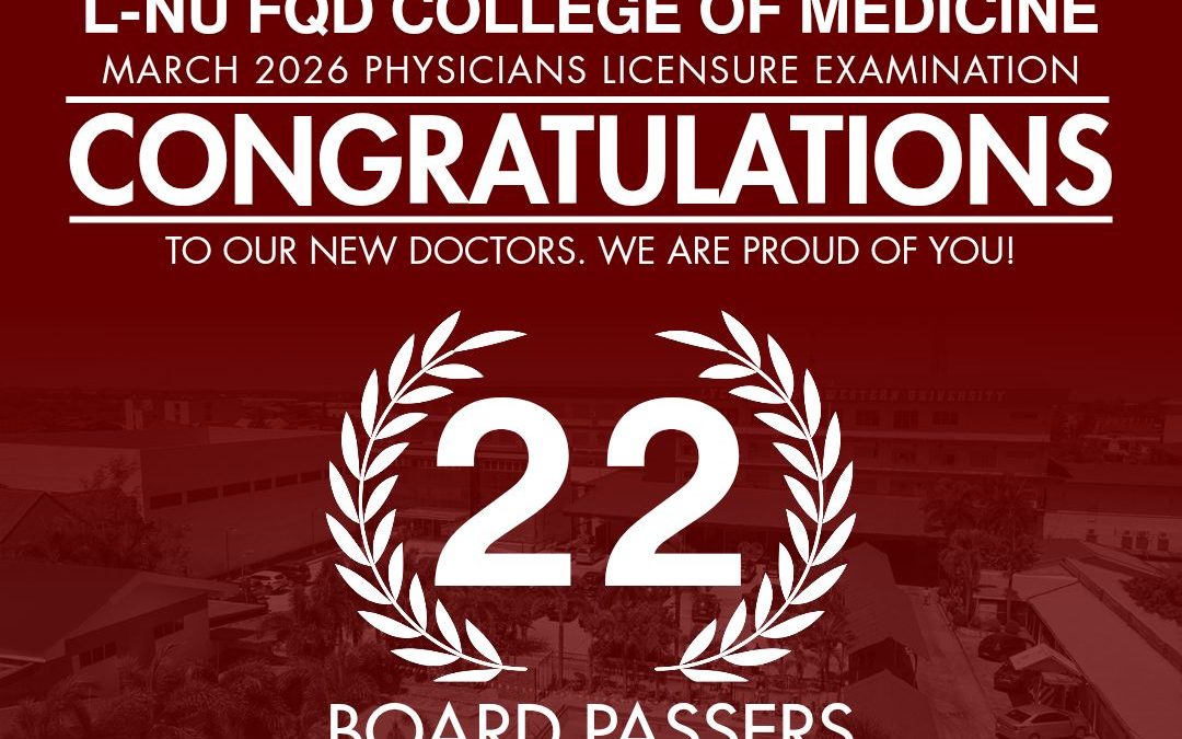 CONGRATULATIONS TO OUR NEW DOCTORS!
