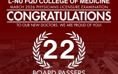 CONGRATULATIONS TO OUR NEW DOCTORS!
