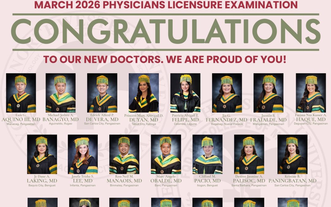 Congratulations to our newly registered physicians!