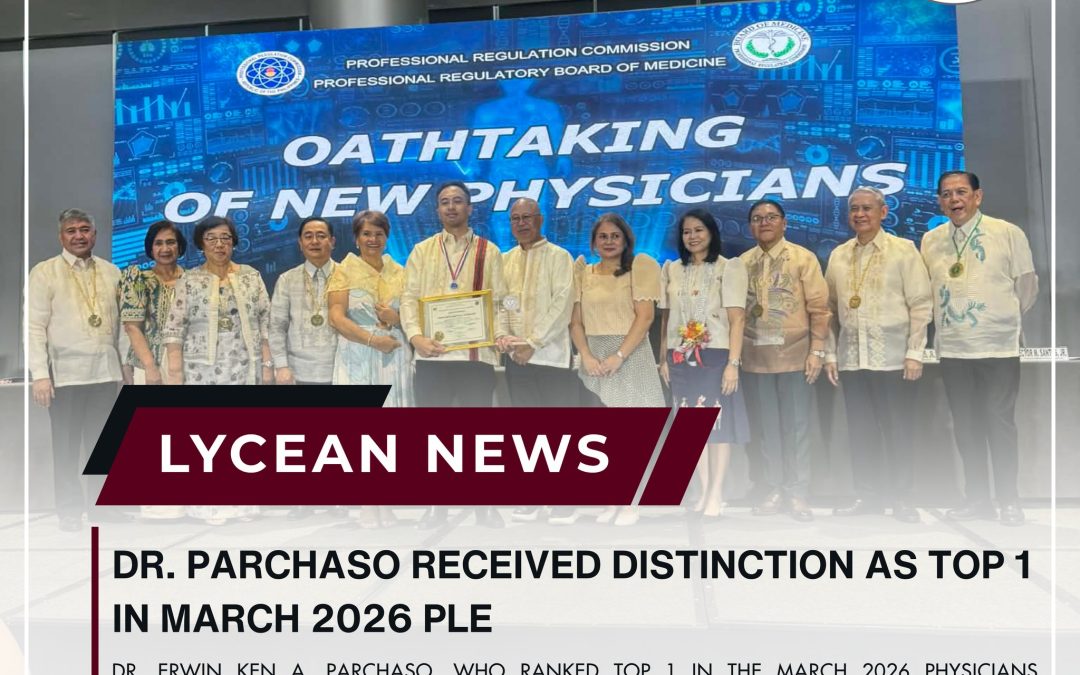 𝗗𝗿. 𝗣𝗮𝗿𝗰𝗵𝗮𝘀𝗼 𝗥𝗲𝗰𝗲𝗶𝘃𝗲𝗱 𝗗𝗶𝘀𝘁𝗶𝗻𝗰𝘁𝗶𝗼𝗻 𝗮𝘀 𝗧𝗼𝗽 𝟭 𝗶𝗻 𝗠𝗮𝗿𝗰𝗵 𝟮𝟬𝟮𝟲 𝗣𝗟𝗘