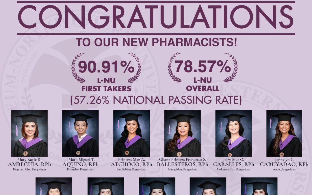 CONGRATULATIONS TO OUR NEW PHARMACISTS!