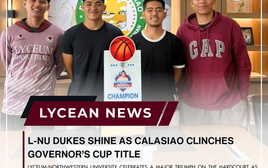 𝗟-𝗡𝗨 𝗗𝘂𝗸𝗲𝘀 𝗦𝗵𝗶𝗻𝗲 𝗮𝘀 𝗖𝗮𝗹𝗮𝘀𝗶𝗮𝗼 𝗖𝗹𝗶𝗻𝗰𝗵𝗲𝘀 𝗚𝗼𝘃𝗲𝗿𝗻𝗼𝗿’𝘀 𝗖𝘂𝗽 𝗧𝗶𝘁𝗹𝗲