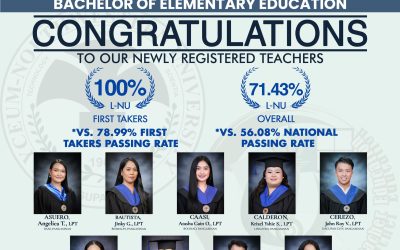 Congratulations to our new teachers!