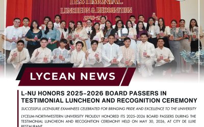LYCEAN NEWS | L-NU Honors 2025-2026 Board Passers in Testimonial Luncheon and Recognition Ceremony