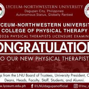Congratulations to our New Physical Therapists!