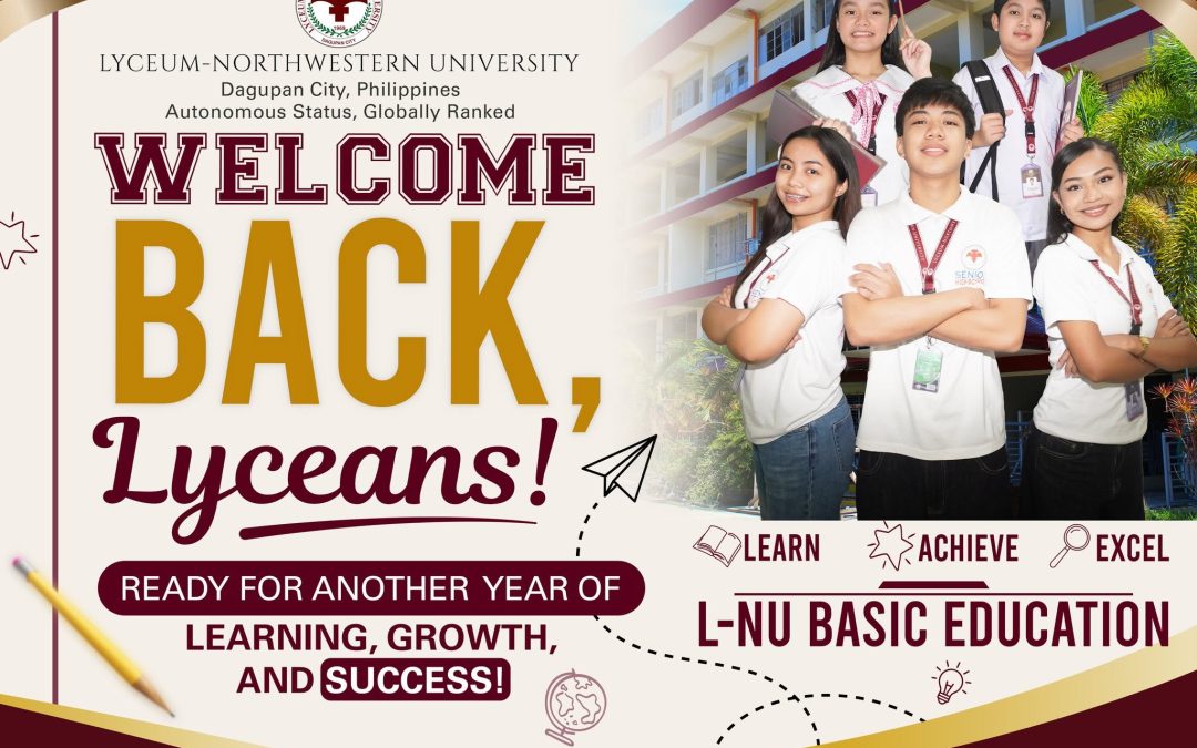 WELCOME BACK, LYCEANS!