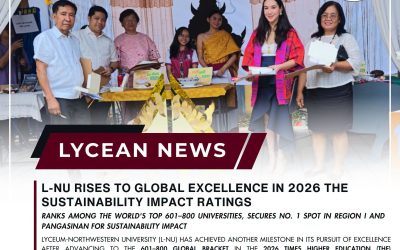 LYCEAN NEWS | L-NU Rises to Global Excellence in 2026 THE Sustainability Impact Ratings