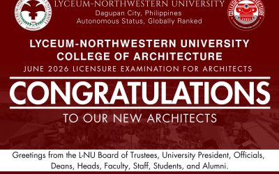 CONGRATULATIONS TO OUR NEW ARCHITECTS! | June 2026