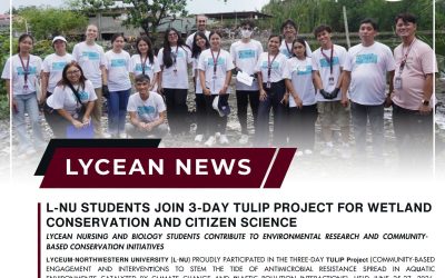 L-NU Students join 3-Day TULIP Project for Wetland Conservation and Citizen Science