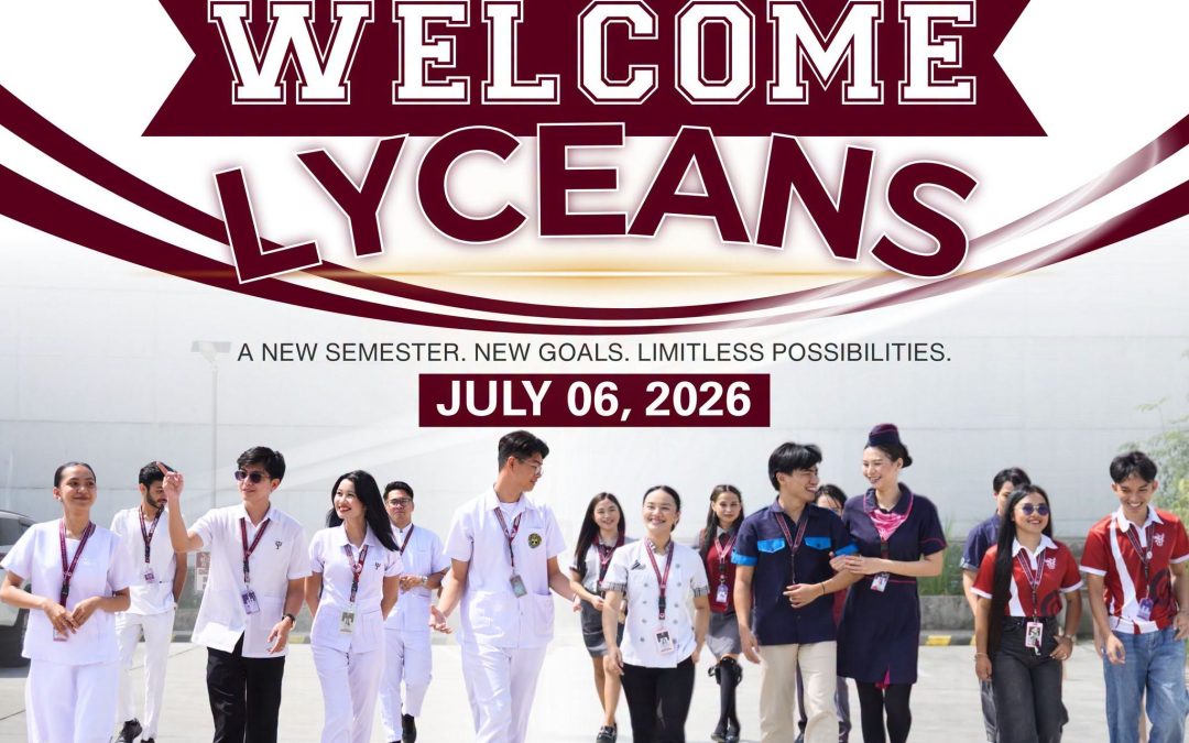 WELCOME, LYCEANS! 