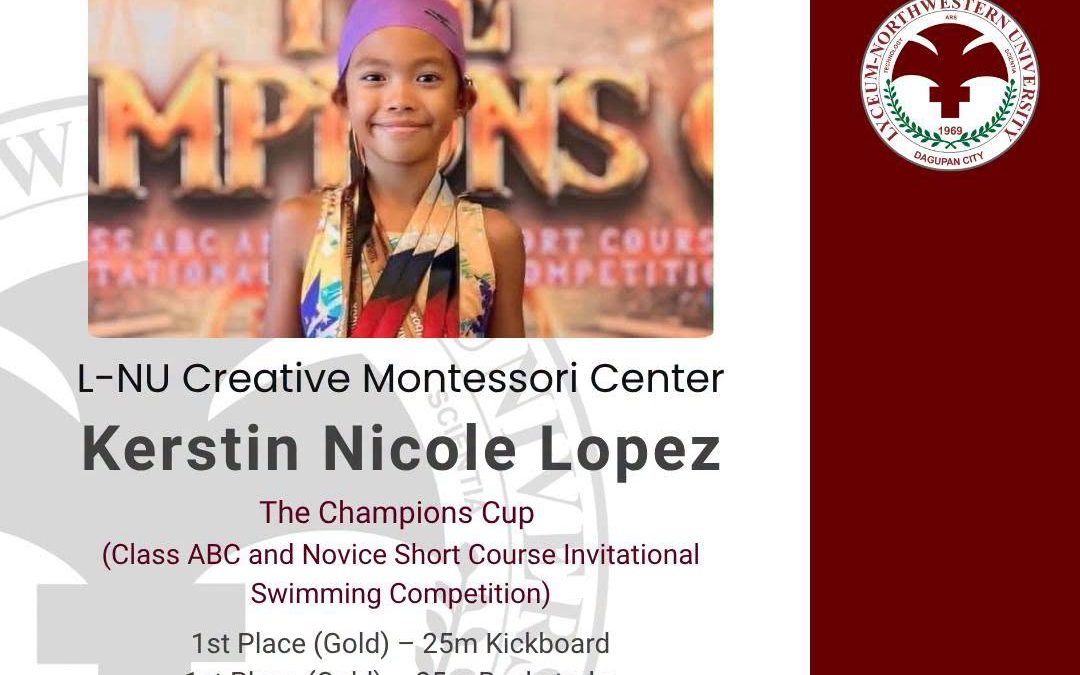 L-NU Creative Montessori Center Swimmers Shine at The Champions Cup!