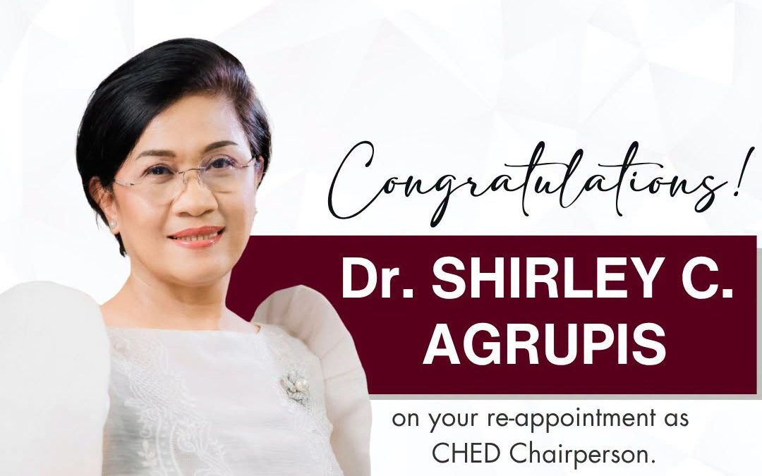 Congratulations, Dr. Shirley C. Agrupis!