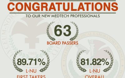CELEBRATING OUR NEW MEDTECH PROFESSIONALS!
