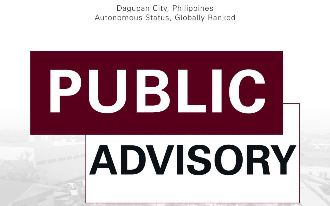 PUBLIC ADVISORY | AUGUST 28, 2026