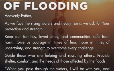 A PRAYER FOR PROTECTION DURING FLOODING