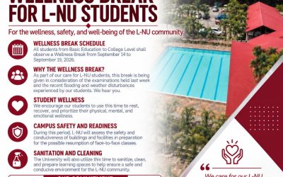 WELLNESS BREAK FOR L-NU STUDENTS