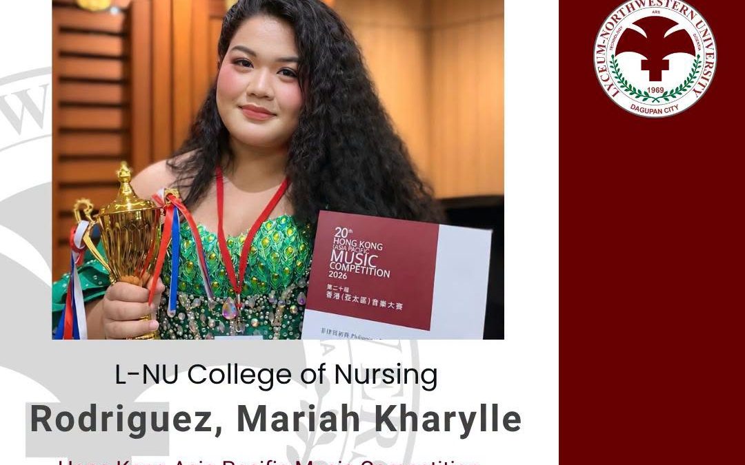 L-NU STUDENT ACHIEVER | MUSIC EXCELLENCE ON THE INTERNATIONAL STAGE