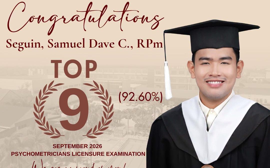L-NU CONTINUES ITS LEGACY OF EXCELLENCE! CONGRATULATIONS TO OUR NEWLY REGISTERED PSYCHOMETRICIANS!